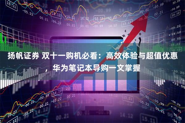 扬帆证券 双十一购机必看：高效体验与超值优惠，华为笔记本导购一文掌握